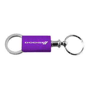 Dodge Stripe Keychain & Keyring - Purple Valet