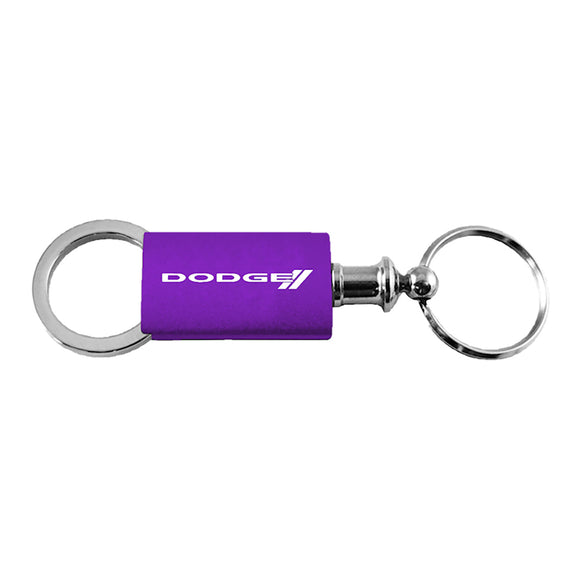 Dodge Stripe Keychain & Keyring - Purple Valet