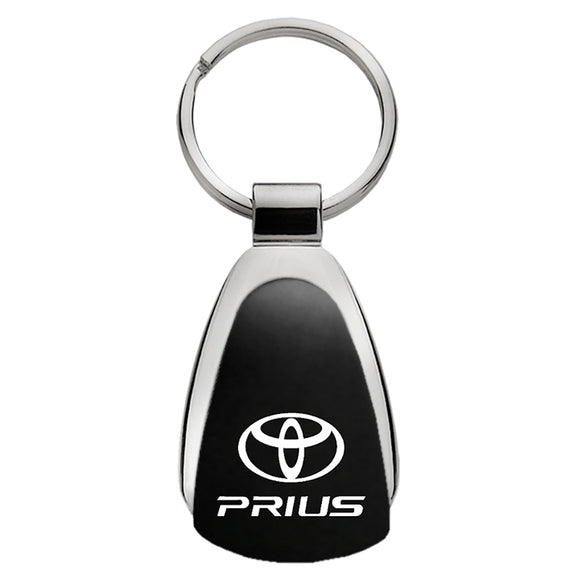 Toyota Prius Keychain & Keyring - Black Teardrop