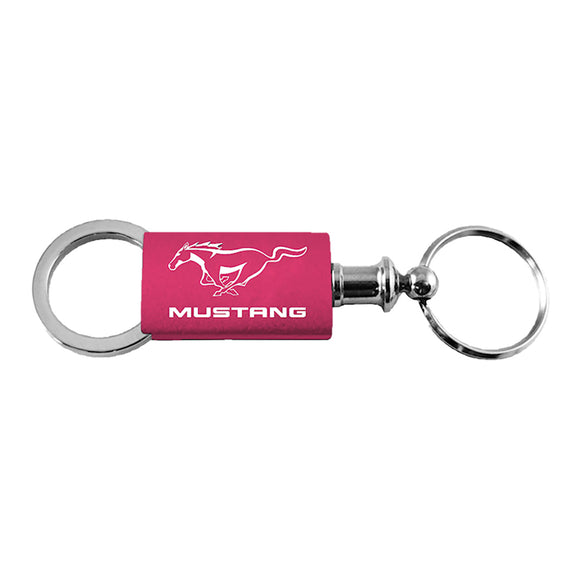 Ford Mustang Keychain & Keyring - Pink Valet