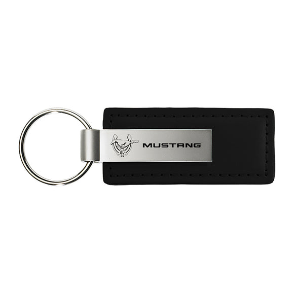 Ford Mustang 45th Anniversary Keychain & Keyring - Premium Leather