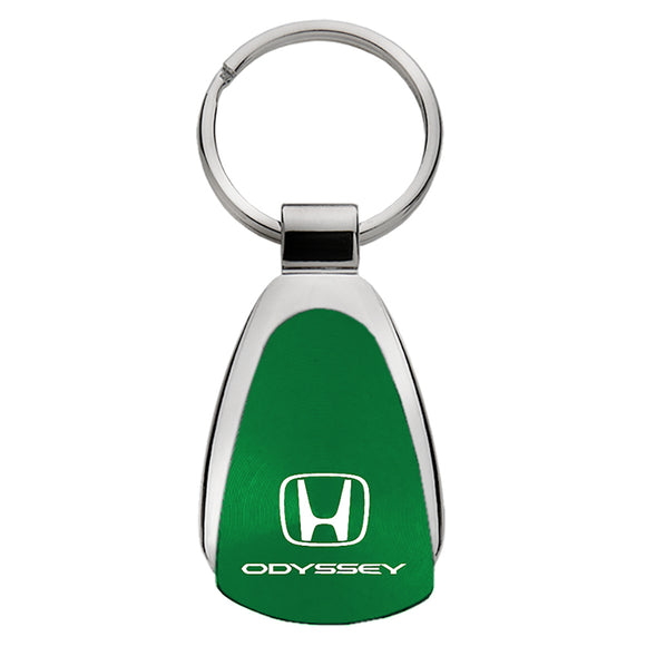 Honda Odyssey Keychain & Keyring - Green Teardrop