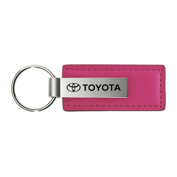 Toyota Keychain & Keyring - Pink Premium Leather
