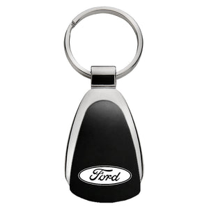 Ford Keychain & Keyring - Black Teardrop