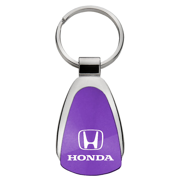 Honda Keychain & Keyring - Purple Teardrop
