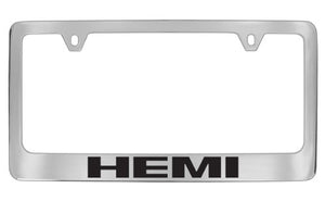 Ram Dodge Hemi Chrome Plated Metal License Plate Frame Holder