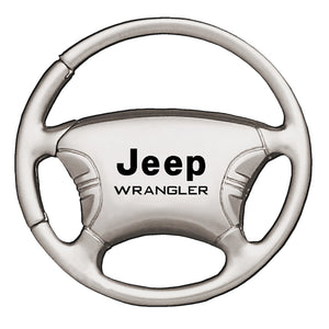 Jeep Wranger Keychain & Keyring - Steering Wheel
