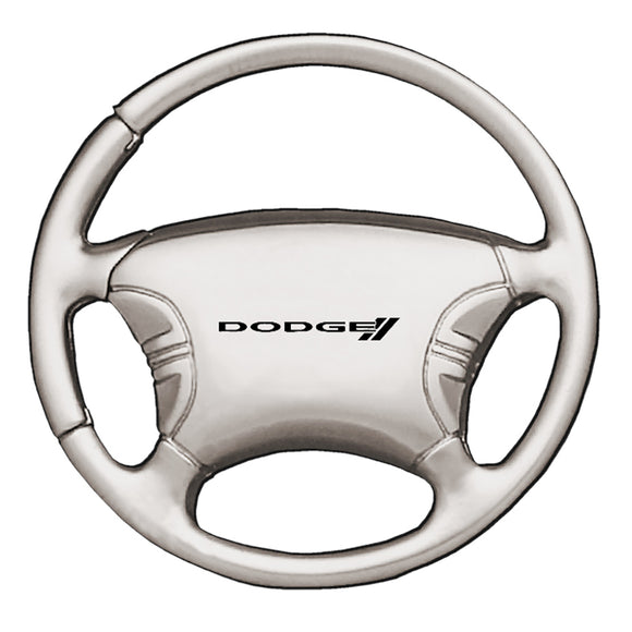 Dodge Stripe Keychain & Keyring - Steering Wheel