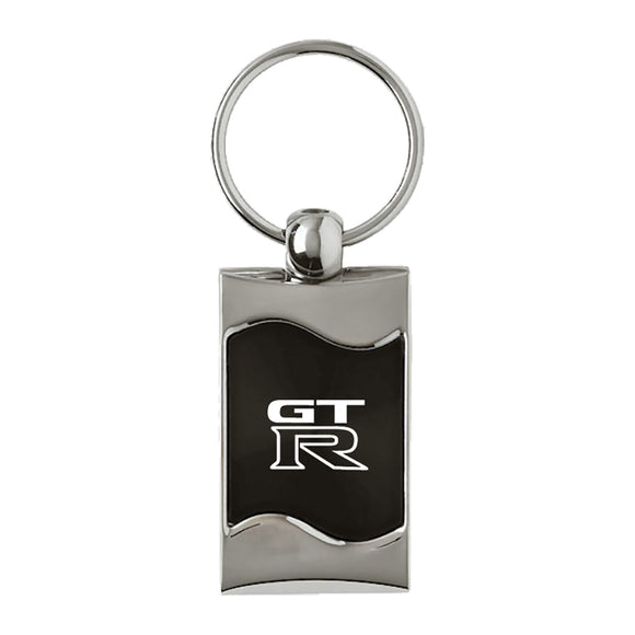 Nissan GT-R Keychain & Keyring - Black Wave