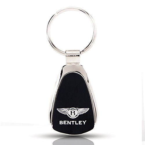 Bentley Keychain & Keyring - Black Teardrop