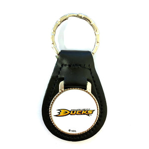 Anaheim Mighty Ducks NHL Keychain & Keyring - Leather