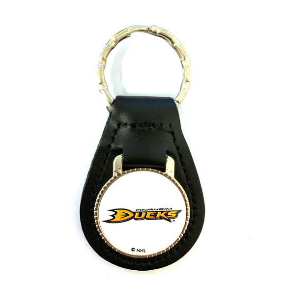 Anaheim Mighty Ducks NHL Keychain & Keyring - Leather
