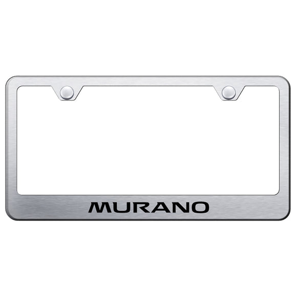Nissan Murano Brushed License Plate Frame