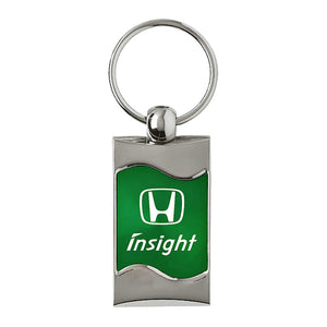 Honda Insight Keychain & Keyring - Green Wave