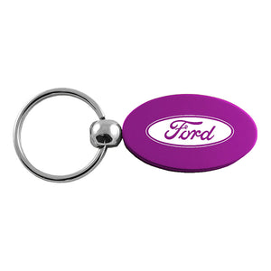 Ford Keychain & Keyring - Purple Oval