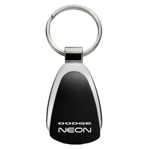 Dodge Neon Keychain & Keyring - Black Teardrop