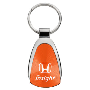 Honda Insight Keychain & Keyring - Orange Teardrop