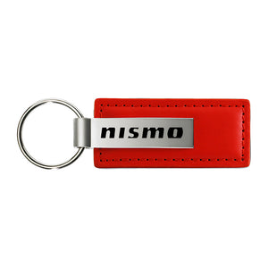 Nissan NISMO Keychain & Keyring - Red Premium Leather