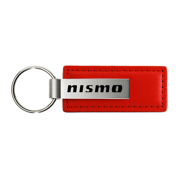 Nissan NISMO Keychain & Keyring - Red Premium Leather