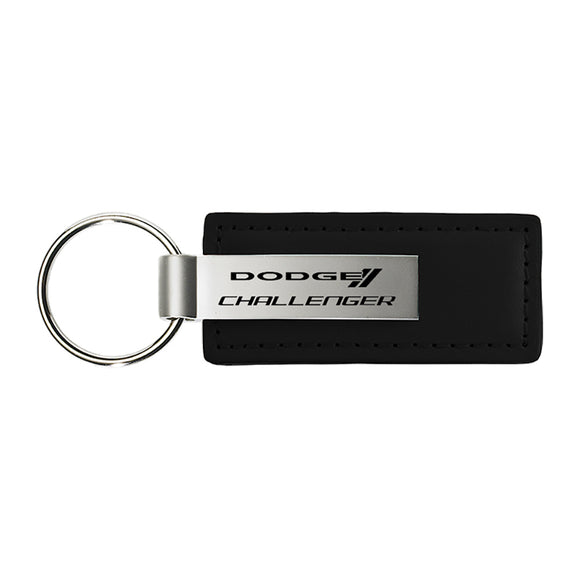 Dodge Challenger Keychain & Keyring - Premium Leather