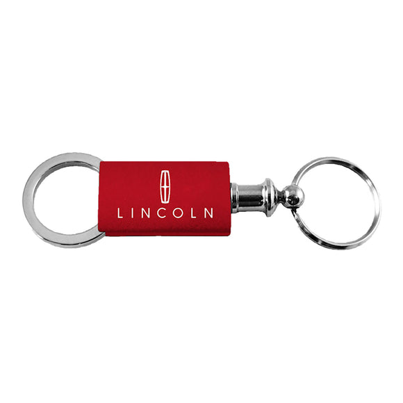 Lincoln Keychain & Keyring - Red Valet