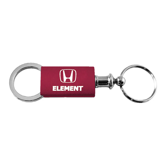 Element Keychain & Keyring - Burgundy Valet