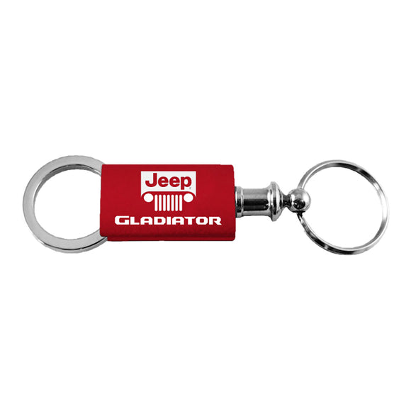 Jeep Gladiator Keychain & Keyring - Red Valet