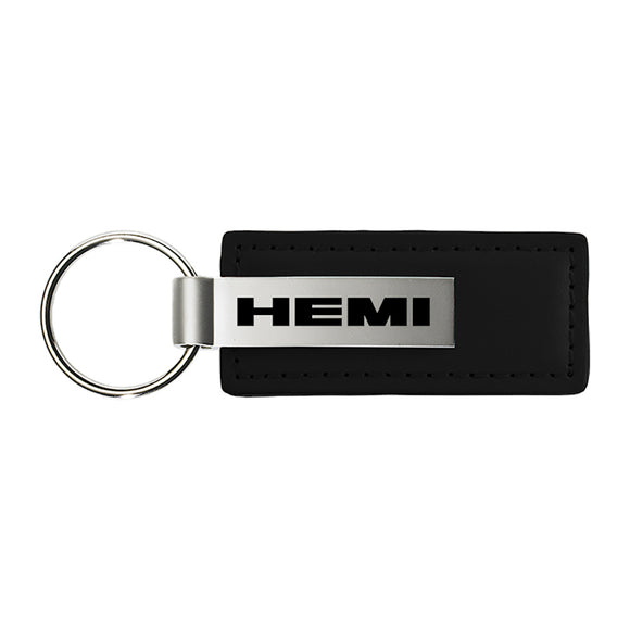 Dodge Hemi Keychain & Keyring - Premium Leather