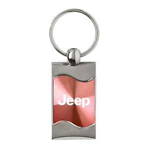 Jeep Keychain & Keyring -Pink Wave