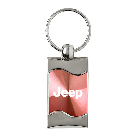 Jeep Keychain & Keyring -Pink Wave