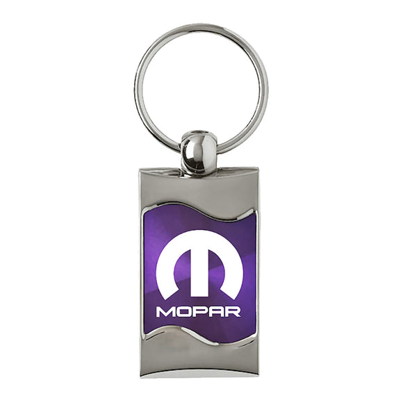 Mopar Keychain & Keyring - Purple Wave