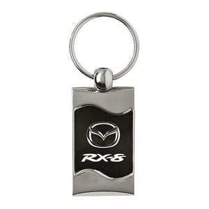 Mazda RX-8 Keychain & Keyring - Black Wave