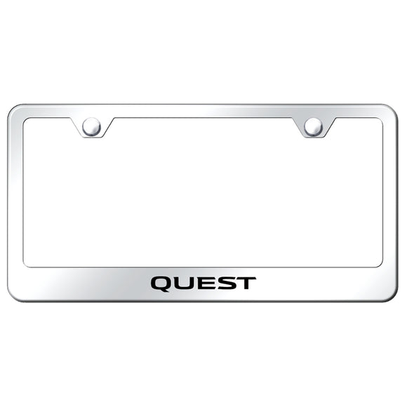 Nissan Quest Mirrored License Plate Frame