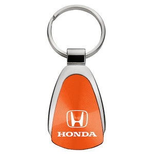 Honda Keychain & Keyring - Orange Teardrop