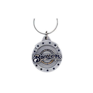 Milwaukee Brewers Pewter Keychain