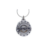 Milwaukee Brewers Pewter Keychain