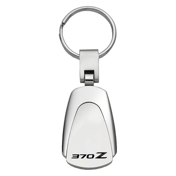 Nissan 370Z Chrome Metal Tear Drop Auto Key Chain, Official Licensed