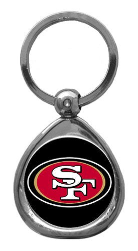 San Francisco 49ers NFL Keychain & Keyring - Premium Teardrop