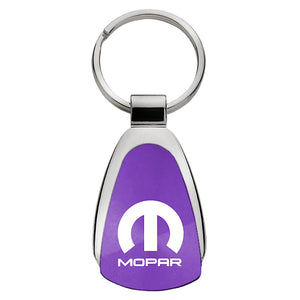 Mopar Keychain & Keyring - Purple Teardrop
