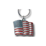 Patriotic Keychain & Keyring - American Flag