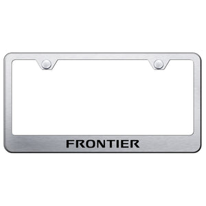 Nissan Frontier Brushed License Plate Frame