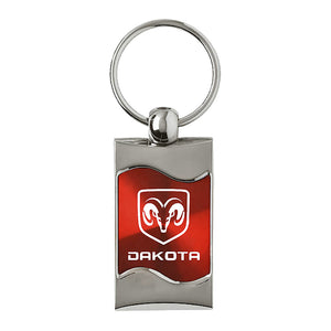 Dodge Dakota Keychain & Keyring - Red Wave