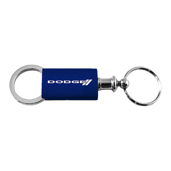 Dodge Stripe Keychain & Keyring - Navy Valet