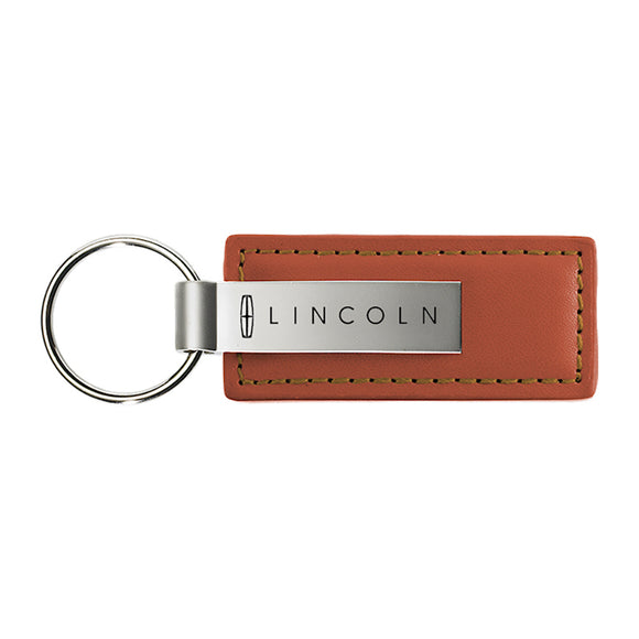 Lincoln Keychain & Keyring - Brown Premium Leather