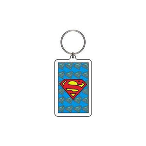 Superman Keychain & Keyring - Lucite