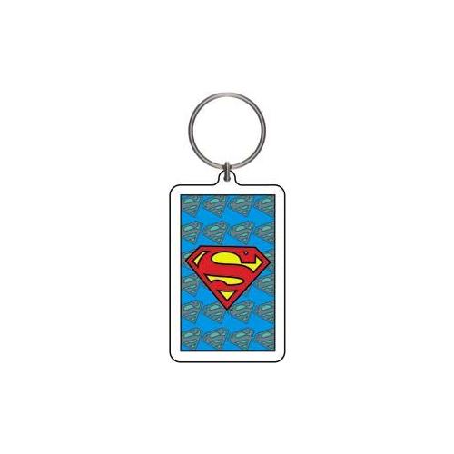 Superman Keychain & Keyring - Lucite