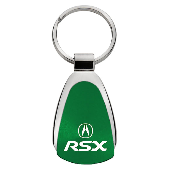 Acura RSX Keychain & Keyring - Green Teardrop