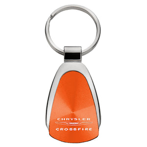 Chrysler Crossfire Keychain & Keyring - Orange Teardrop