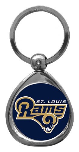 St. Louis Rams NFL Keychain & Keyring - Premium Teardrop