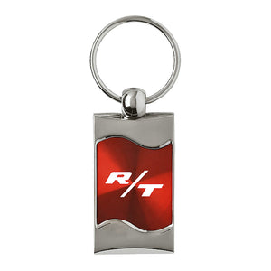 Dodge R/T Keychain & Keyring - Red Wave